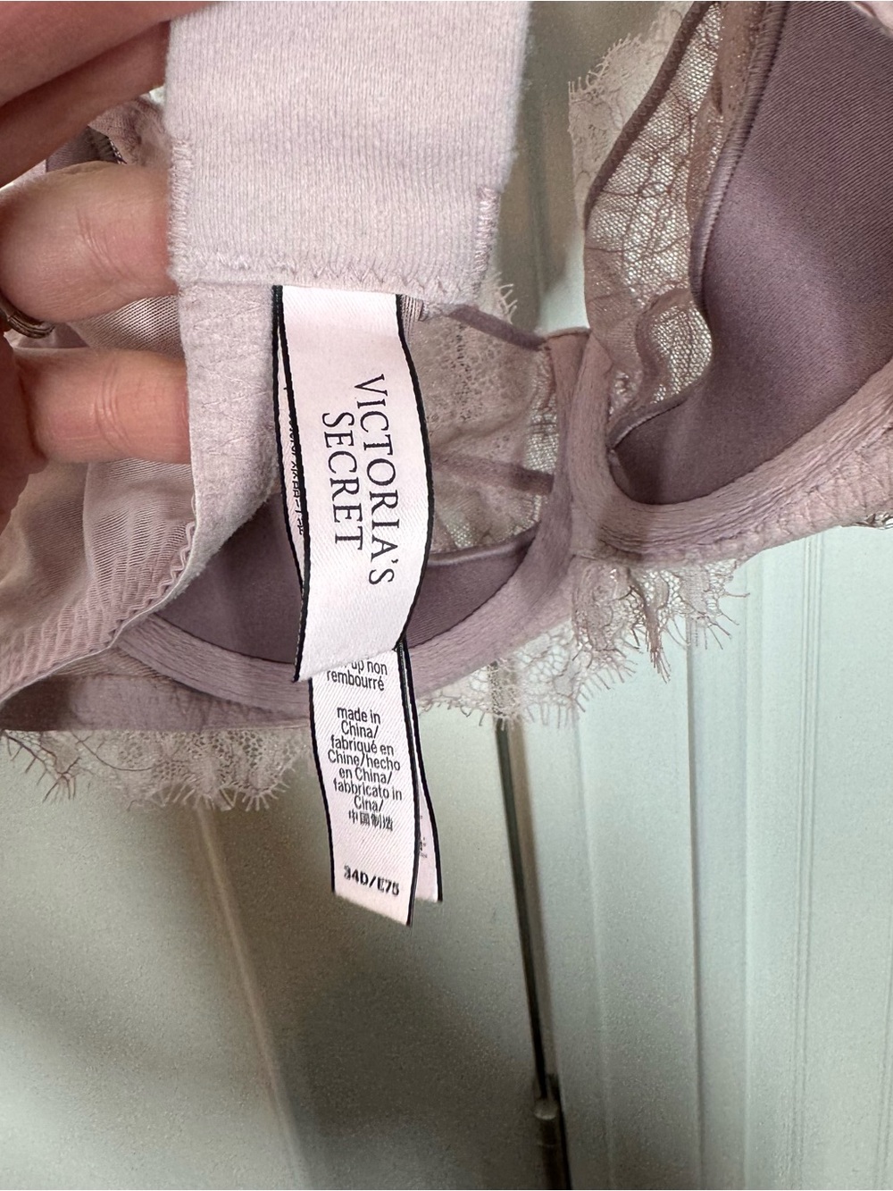 Victoria’s‎ Secret Dream Angels Demi Bra size 34D sexy sheer lace boudoir play - Picture 7 of 8
